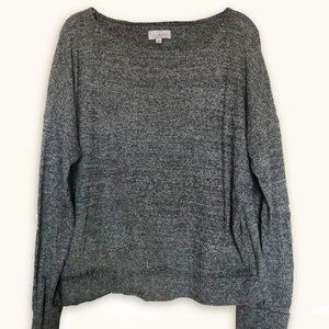 Basic Grey Lucky Brand Sweater Shirt L